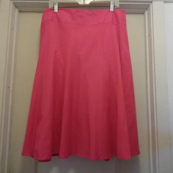 HOT BARBIECORE GIRL In A Retro BIAS SKIRT By Liz Claiborne 14 - Picture 1 of 5